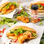 Spicy Sriracha Fried Chicken Bahn Mi - Rodelle Kitchen